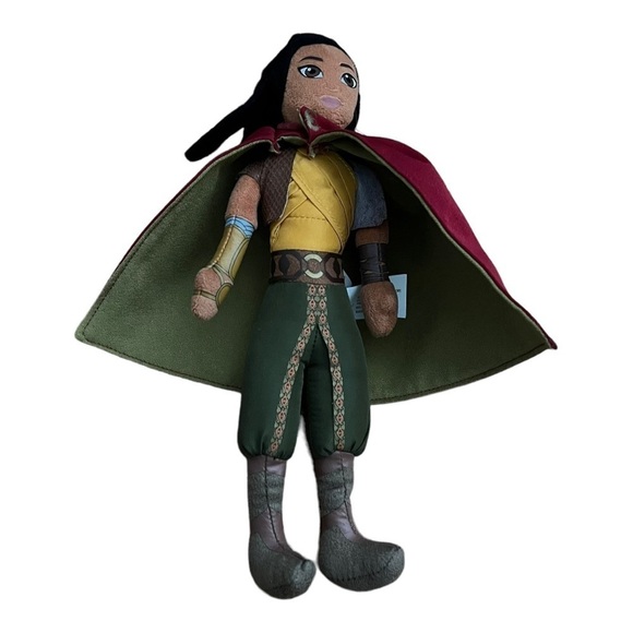Disney Official Raya And The Last Dragon Heroine Girl Doll w Cape Plush Toy - Picture 4 of 7